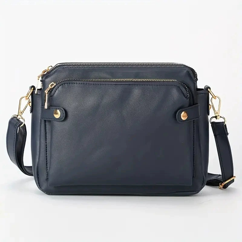 【50% OFF】👜Geantă crossbody din piele cu trei straturi de modă franceză